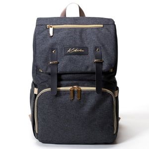 kikidee charcoal diaper bag backpack NWT 👶🏼💕